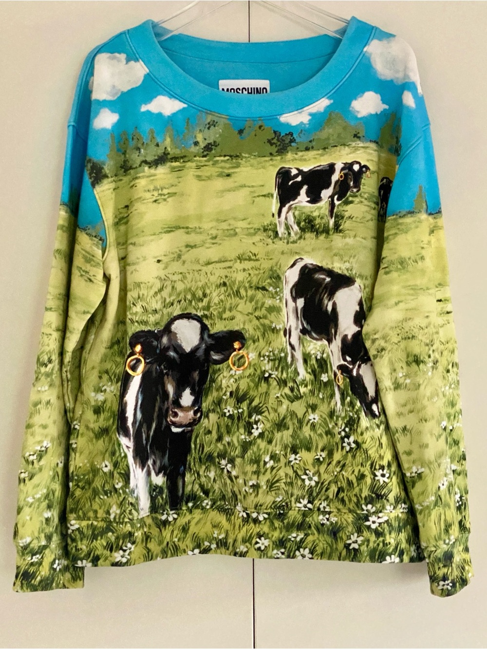 Moschino - Countryside Cotton Sweatshirt - FW21 Collection - Fall-Winter 2021 - Picture 2 of 16